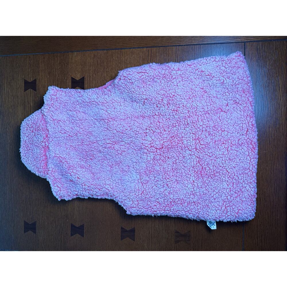 Simply Southern Fleece Teddy Vest Pink Small Warm Soft Sleeveless Jacket Cuddly - Picture 2 of 8